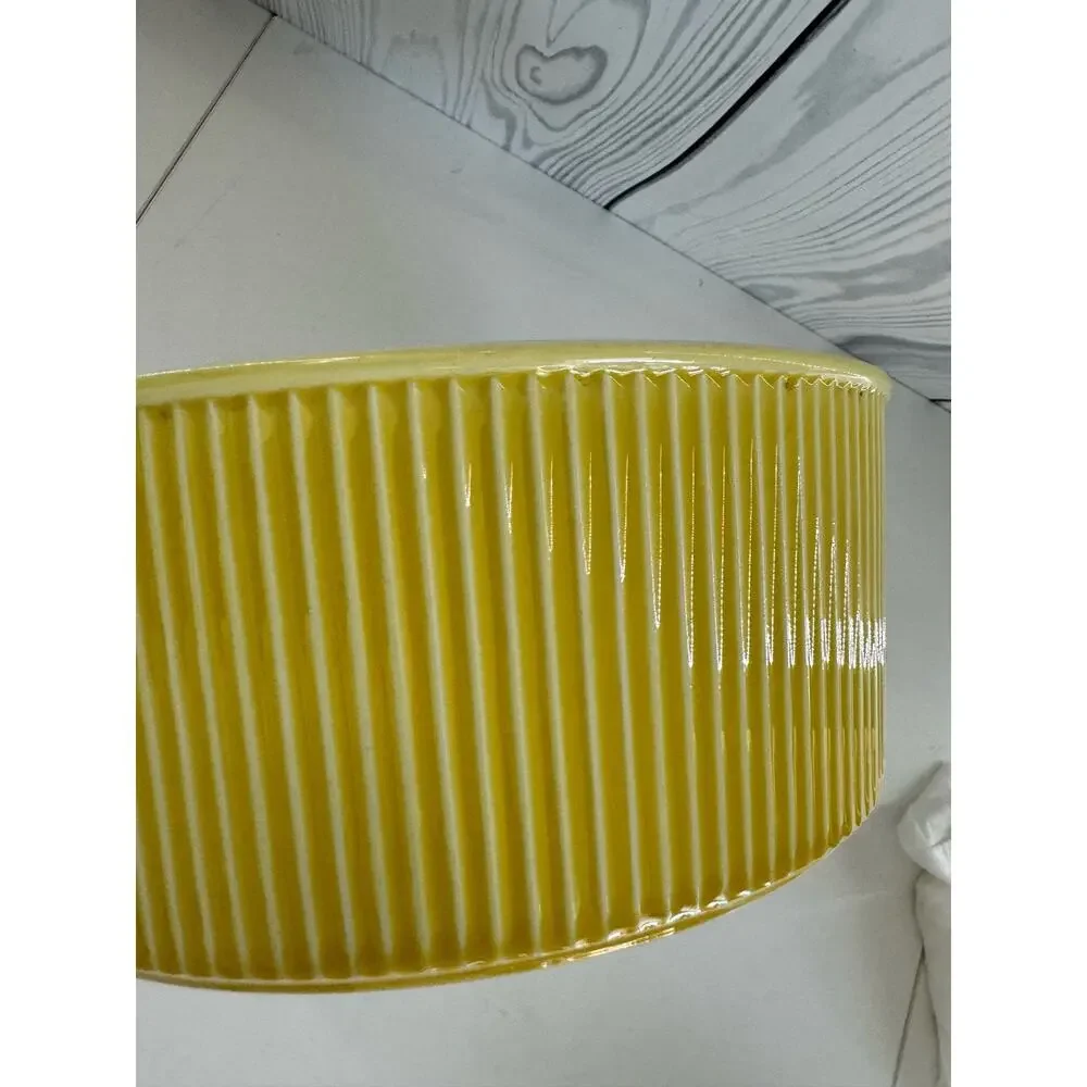 Vintage Villeroy & Boch Set of 3 MCM 50s/60s Nesting Casserole Bowls Yellow